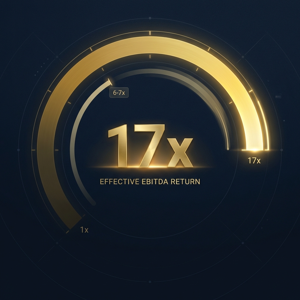 17x Effective EBITDA Return Gauge